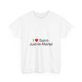 T-shirt I love Saint-Just-le-Martel