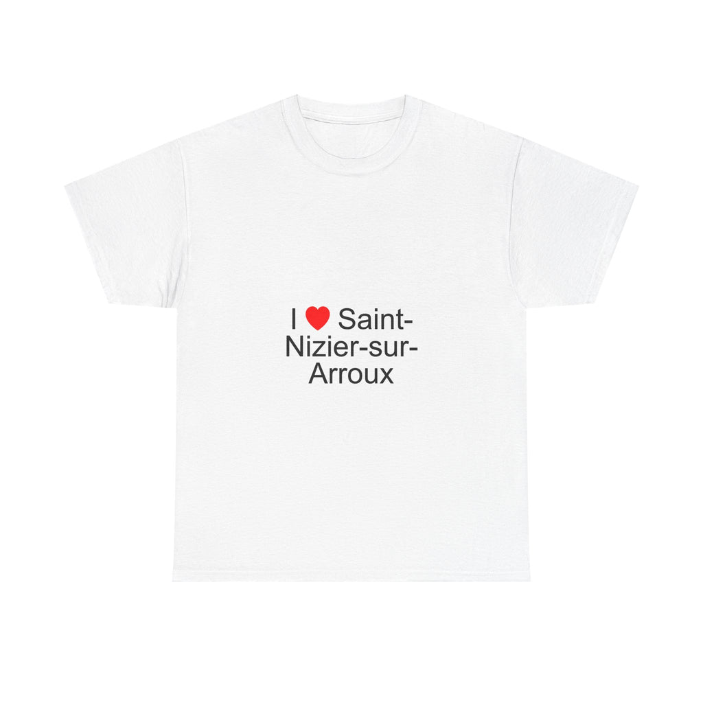 T-shirt I love saint-nizier-sur-arroux