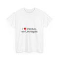 T-shirt I love verdun-en-lauragais