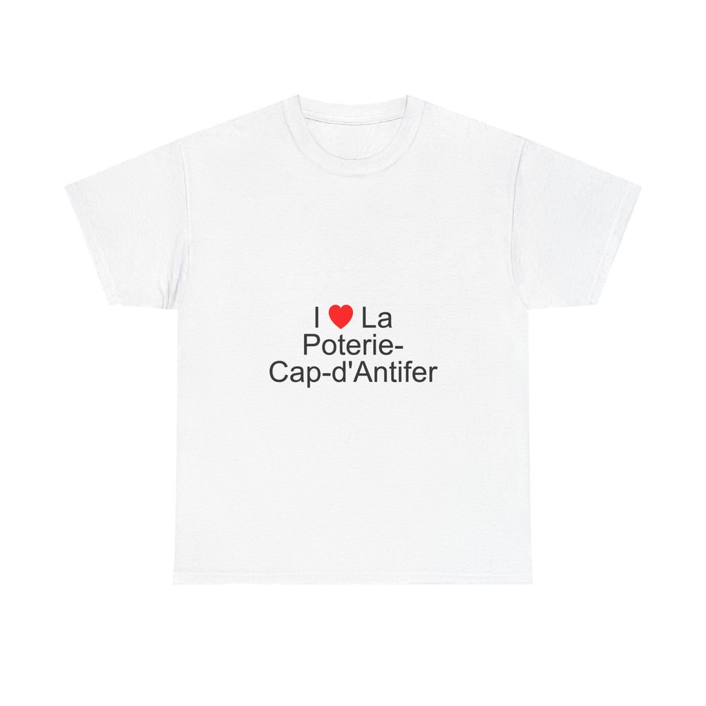 T-shirt I love la poterie-cap-d'antifer