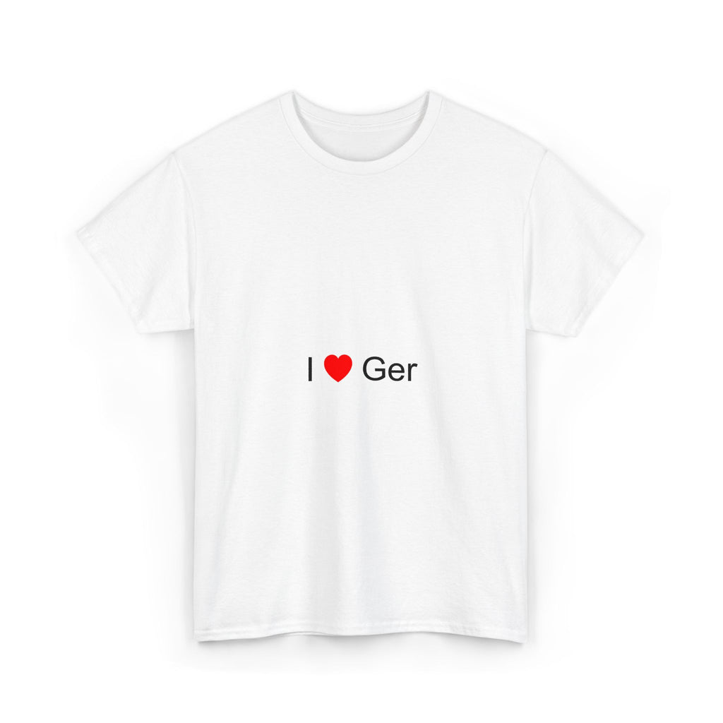 T-shirt I love ger