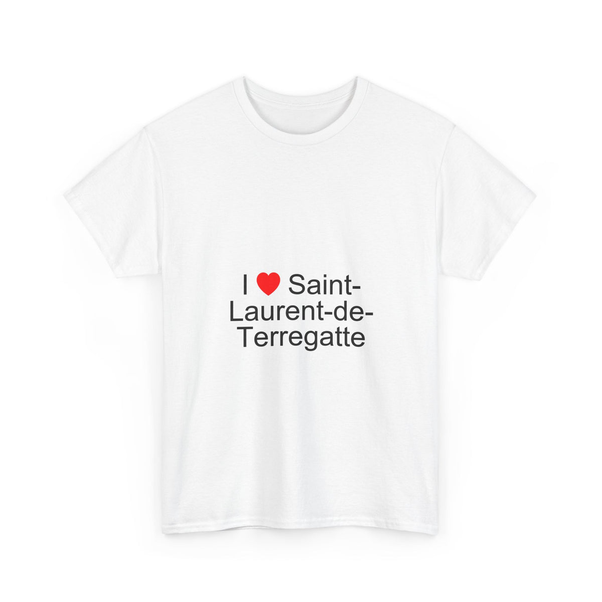 T-shirt I love saint-laurent-de-terregatte