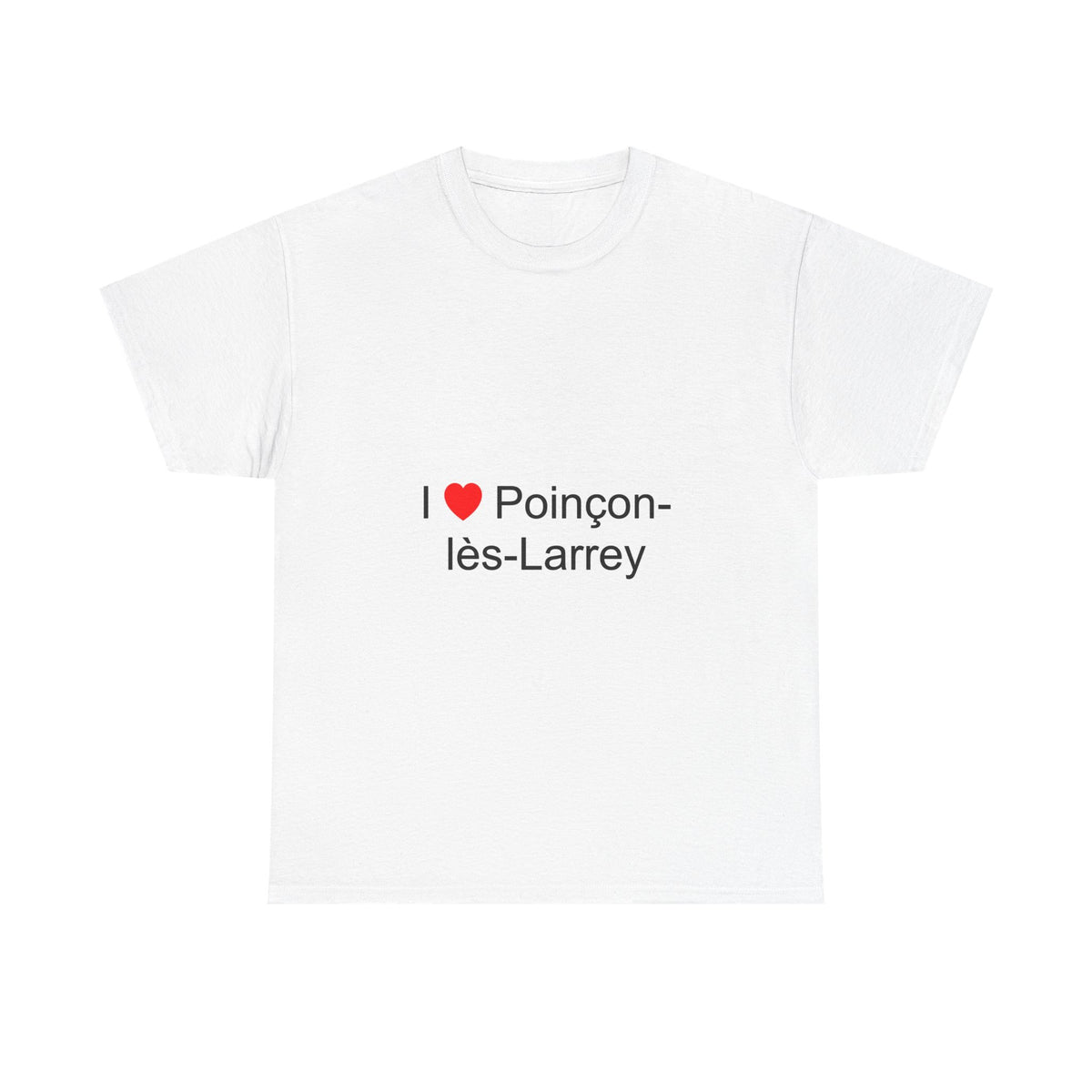 T-shirt I love poinçon-lès-larrey