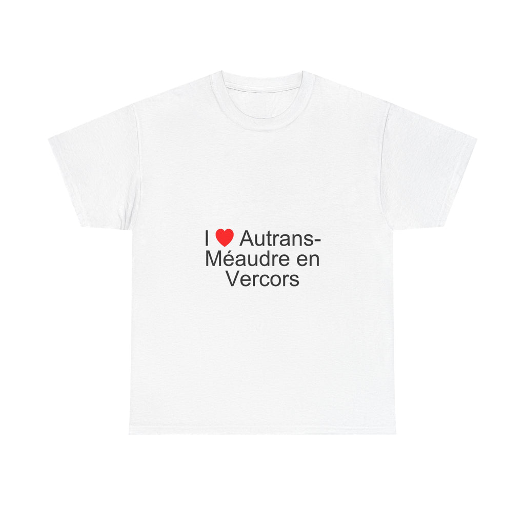 T-shirt I love autrans-méaudre en vercors