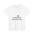 T-shirt I love lesquielles-saint-germain