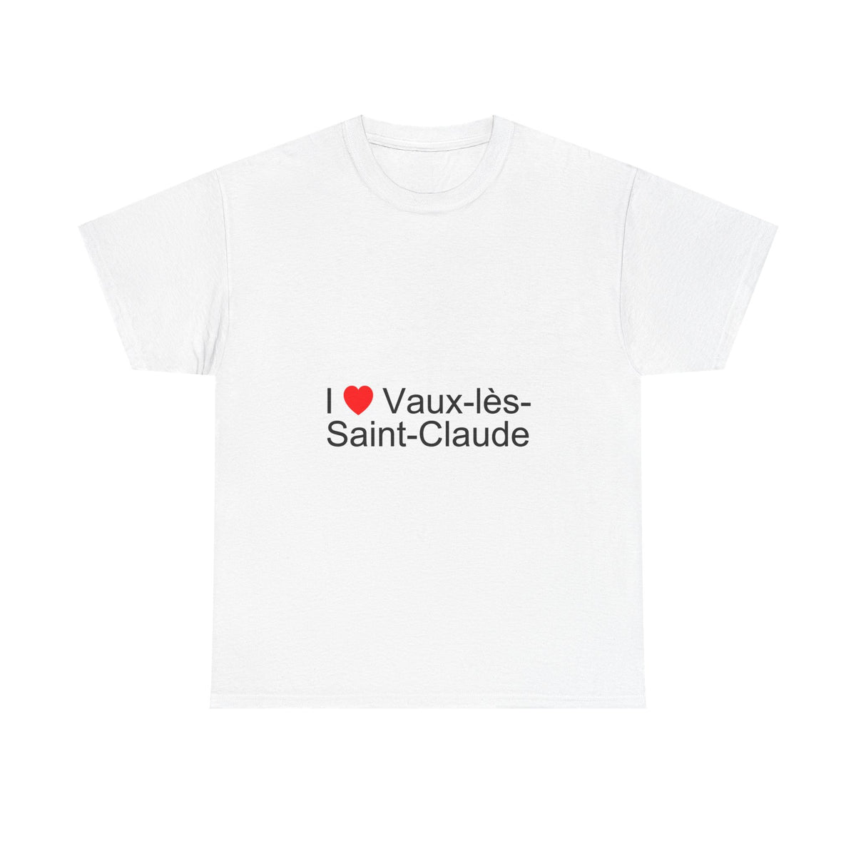 T-shirt I love vaux-lès-saint-claude