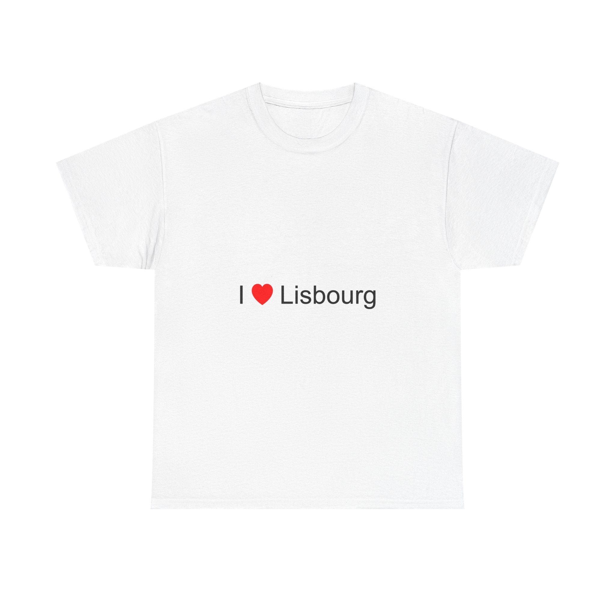 T-shirt I love lisbourg