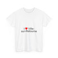 T-shirt I love ville-sur-retourne