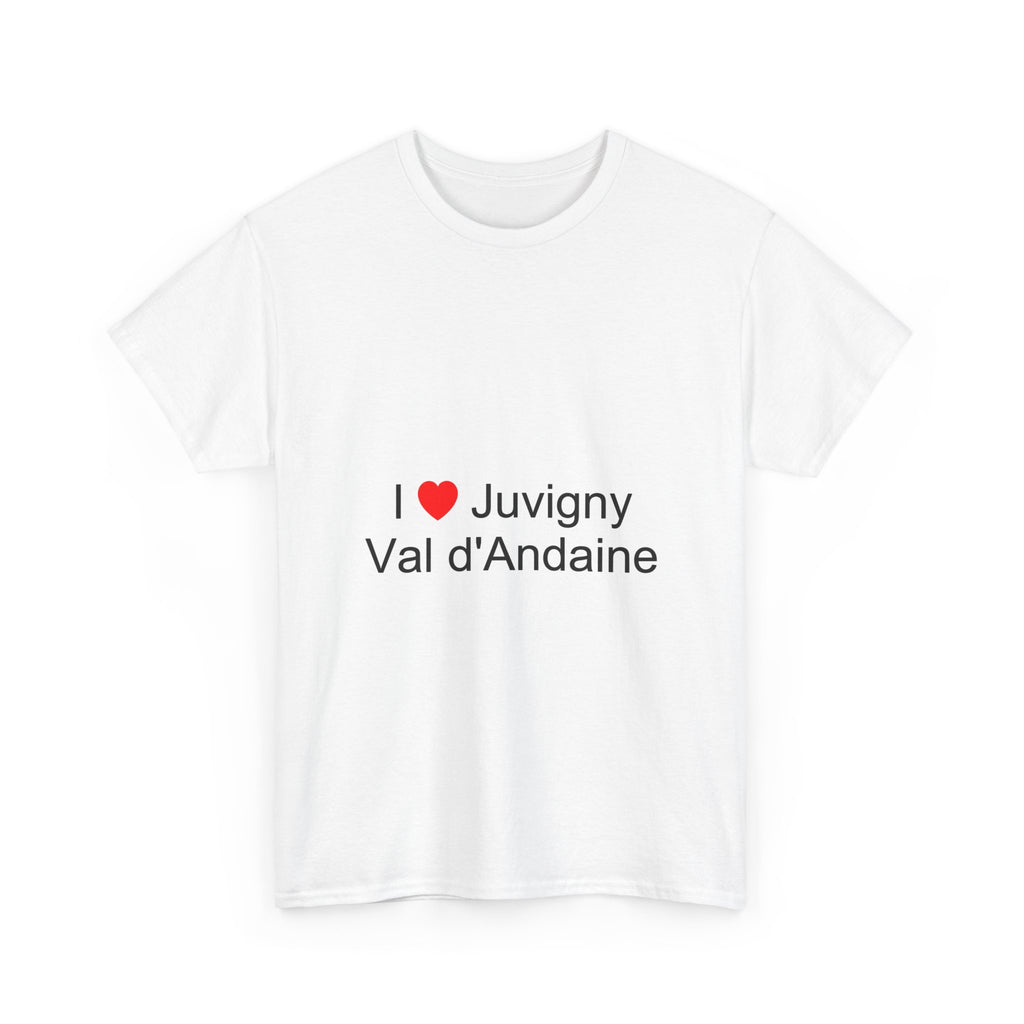 T-shirt I love juvigny val d'andaine