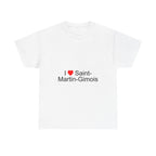 T-shirt I love Saint-Martin-Gimois