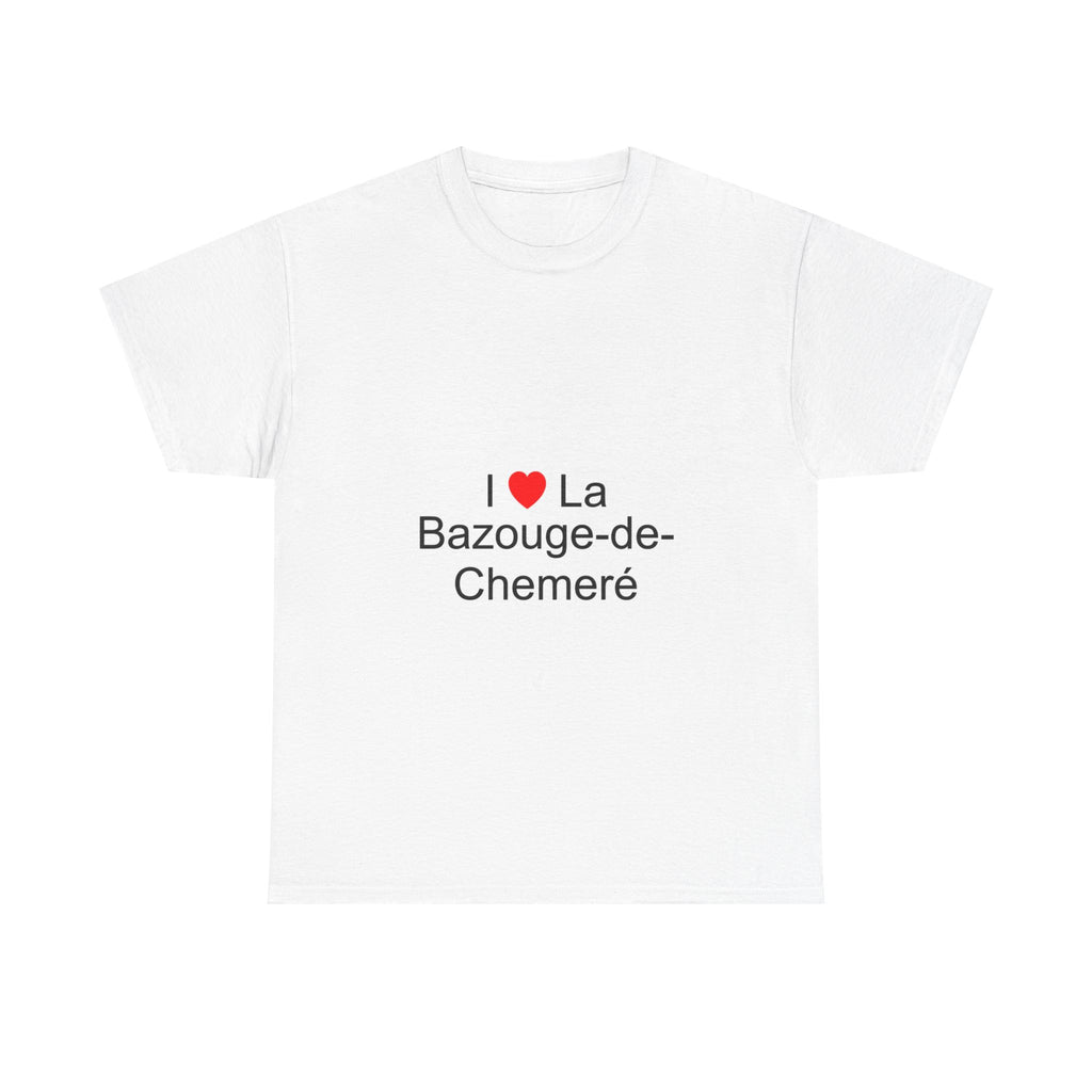 T-shirt I love la bazouge-de-chemeré