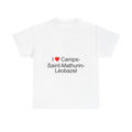T-shirt I love camps-saint-mathurin-léobazel