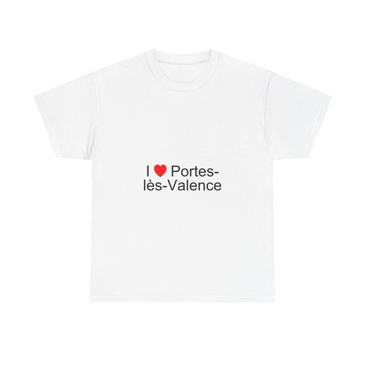 T-shirt I love portes-lès-valence