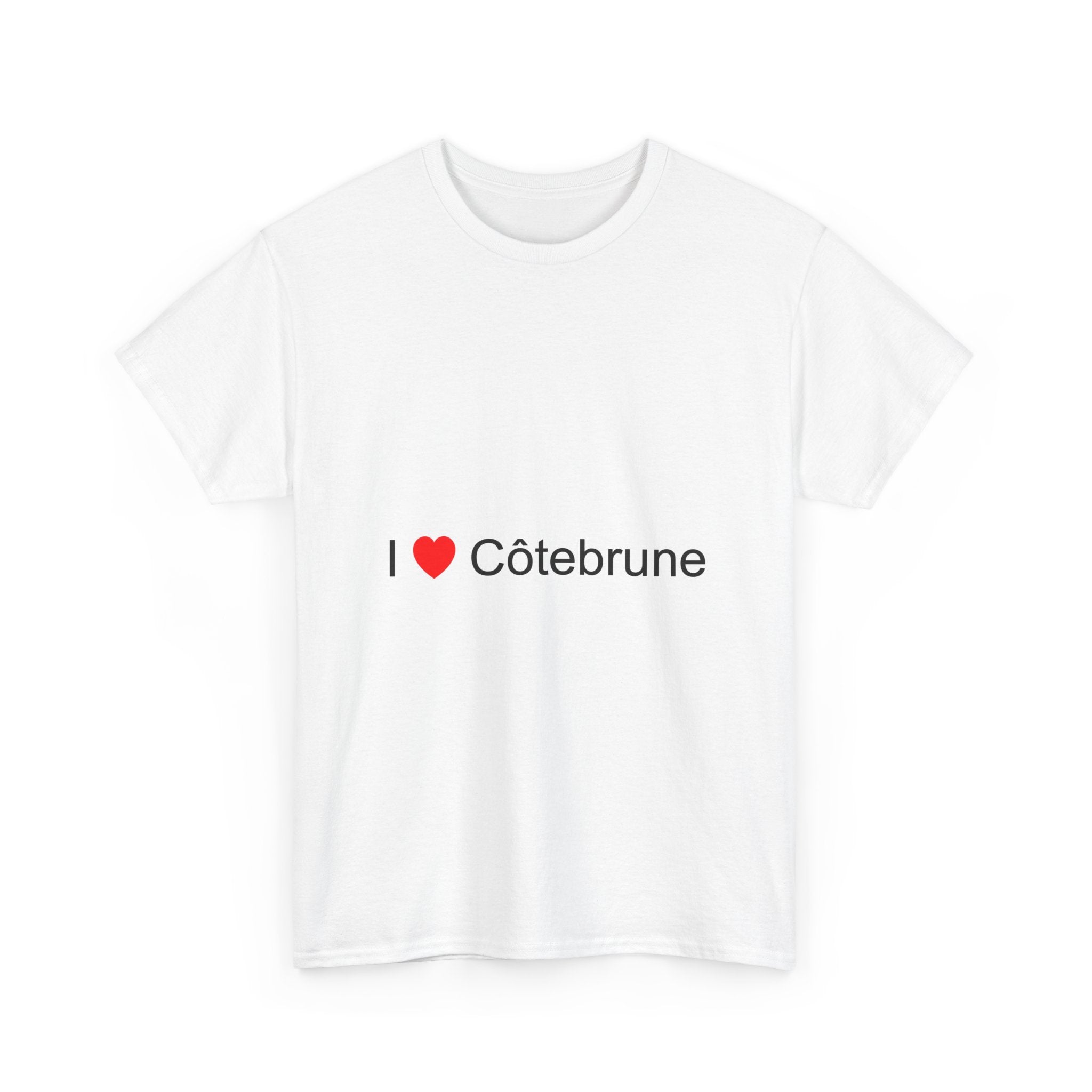 T-shirt I love côtebrune