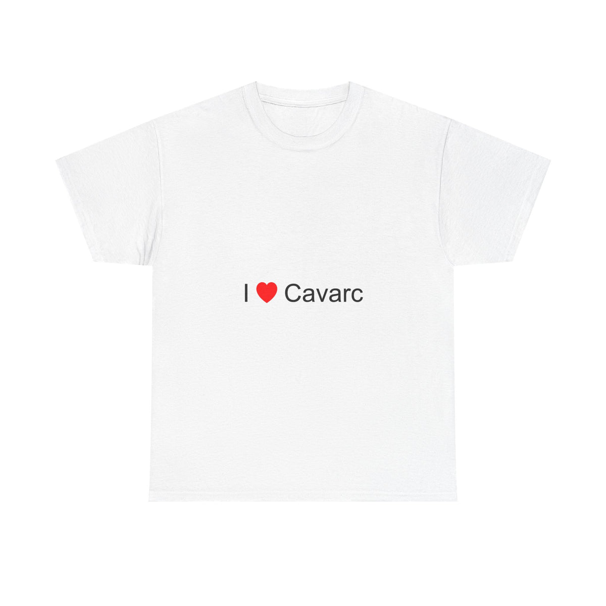 T-shirt I love cavarc