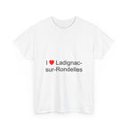 T-shirt I love Ladignac-sur-Rondelles
