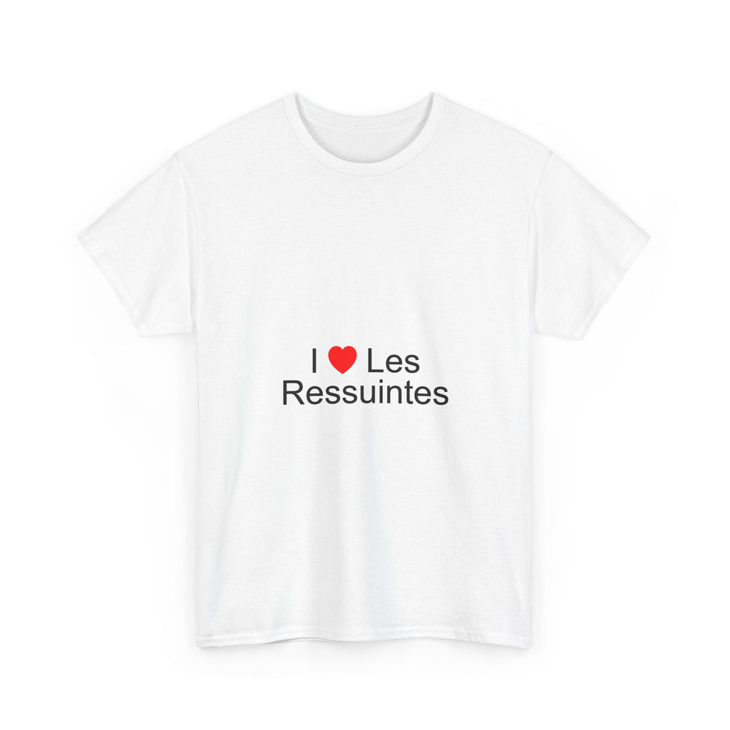 T-shirt I love les ressuintes