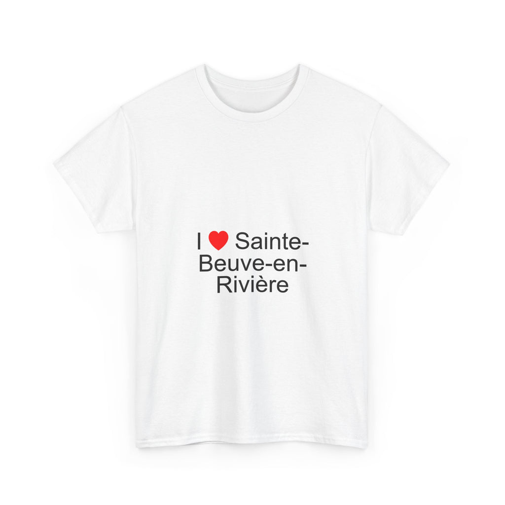 T-shirt I love sainte-beuve-en-rivière