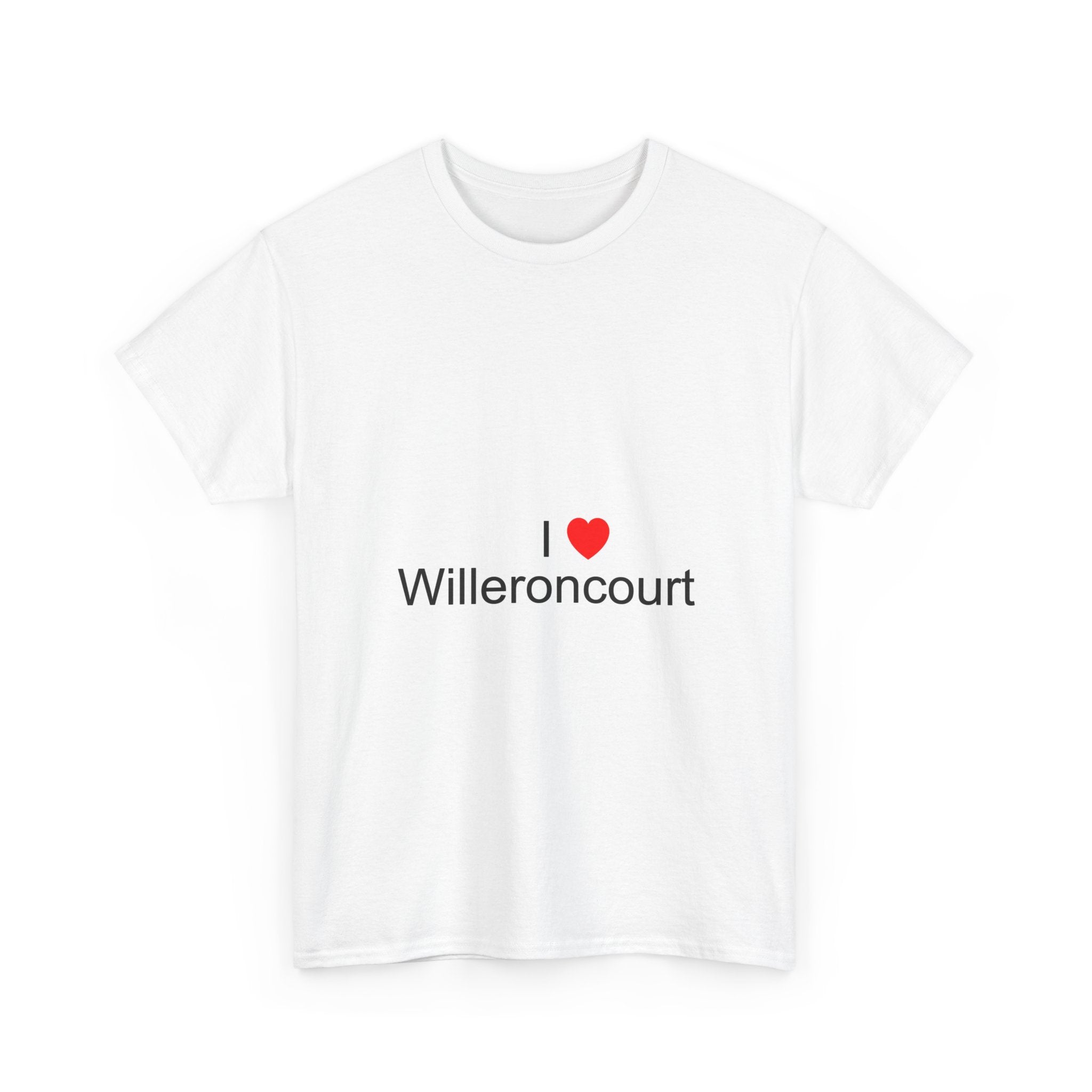 T-shirt I love willeroncourt