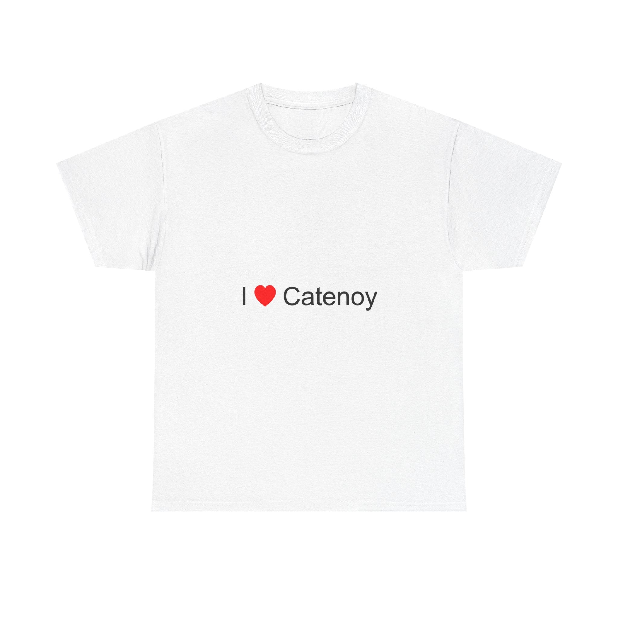 T-shirt I love catenoy