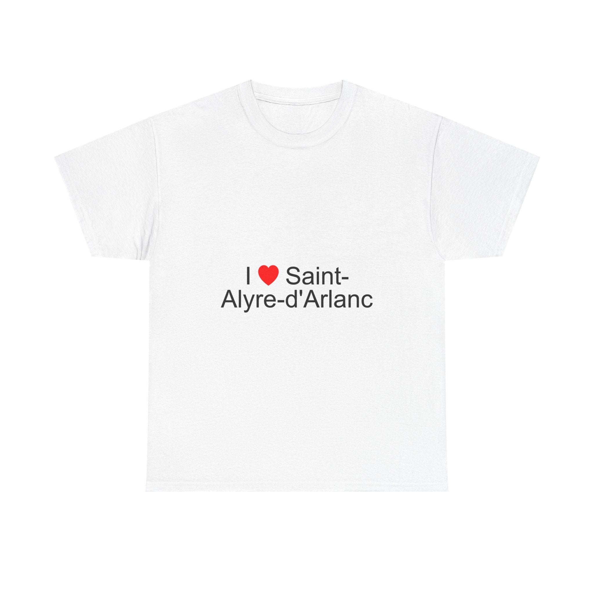 T-shirt I love saint-alyre-d'arlanc