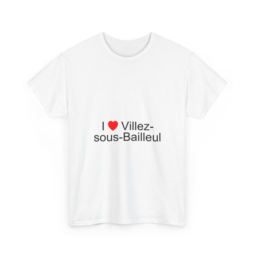 T-shirt I love villez-sous-bailleul