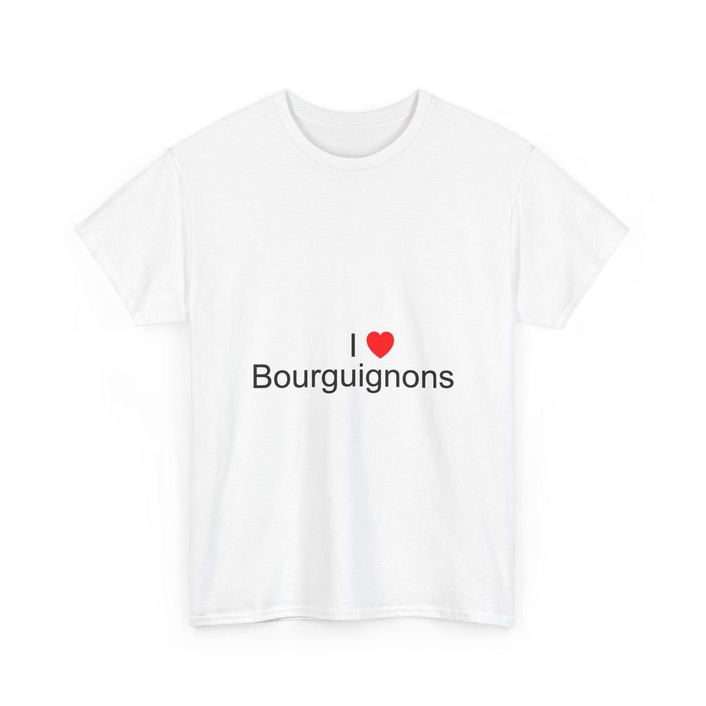T-shirt I love bourguignons