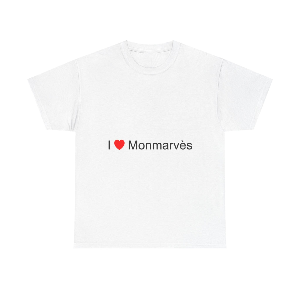 T-shirt I love monmarvès