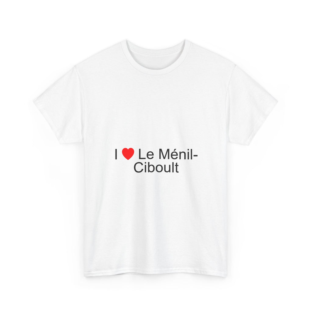 T-shirt I love le ménil-ciboult