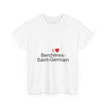 T-shirt I love berchères-saint-germain