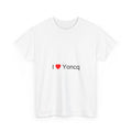 T-shirt I love yoncq