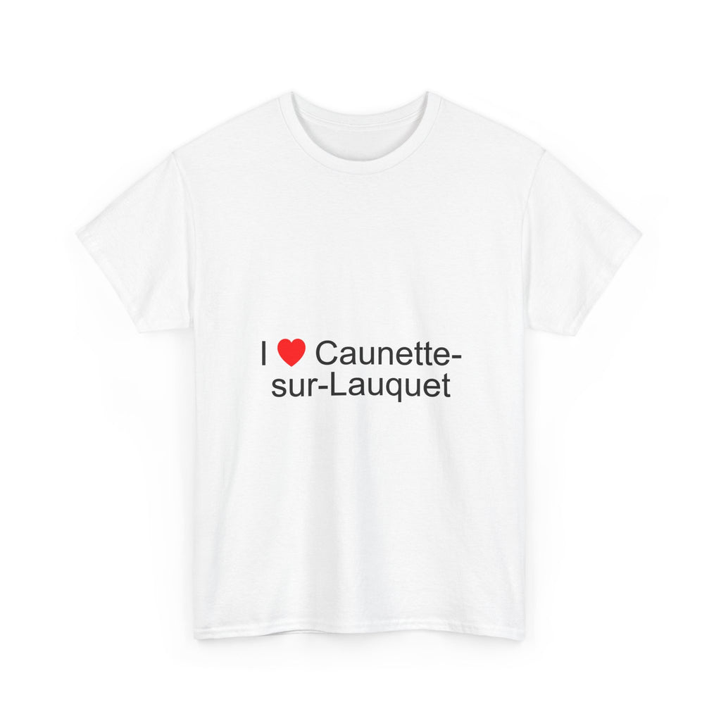 T-shirt I love caunette-sur-lauquet