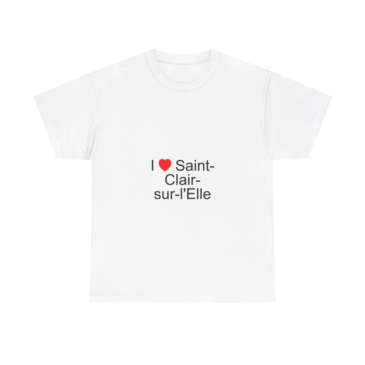 T-shirt I love saint-clair-sur-l'elle