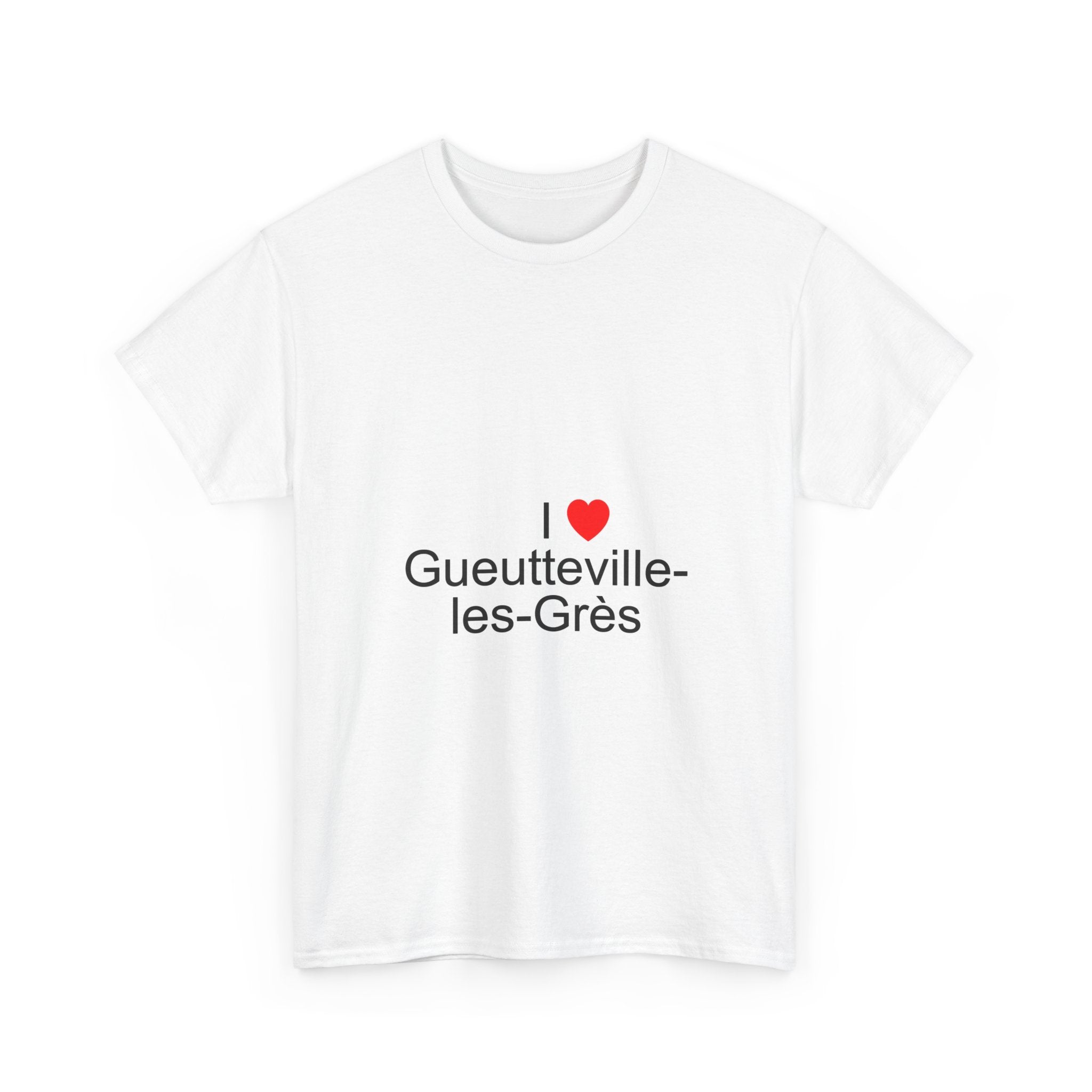 T-shirt I love gueutteville-les-grès