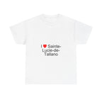 T-shirt I love Sainte-Lucie-de-Tallano