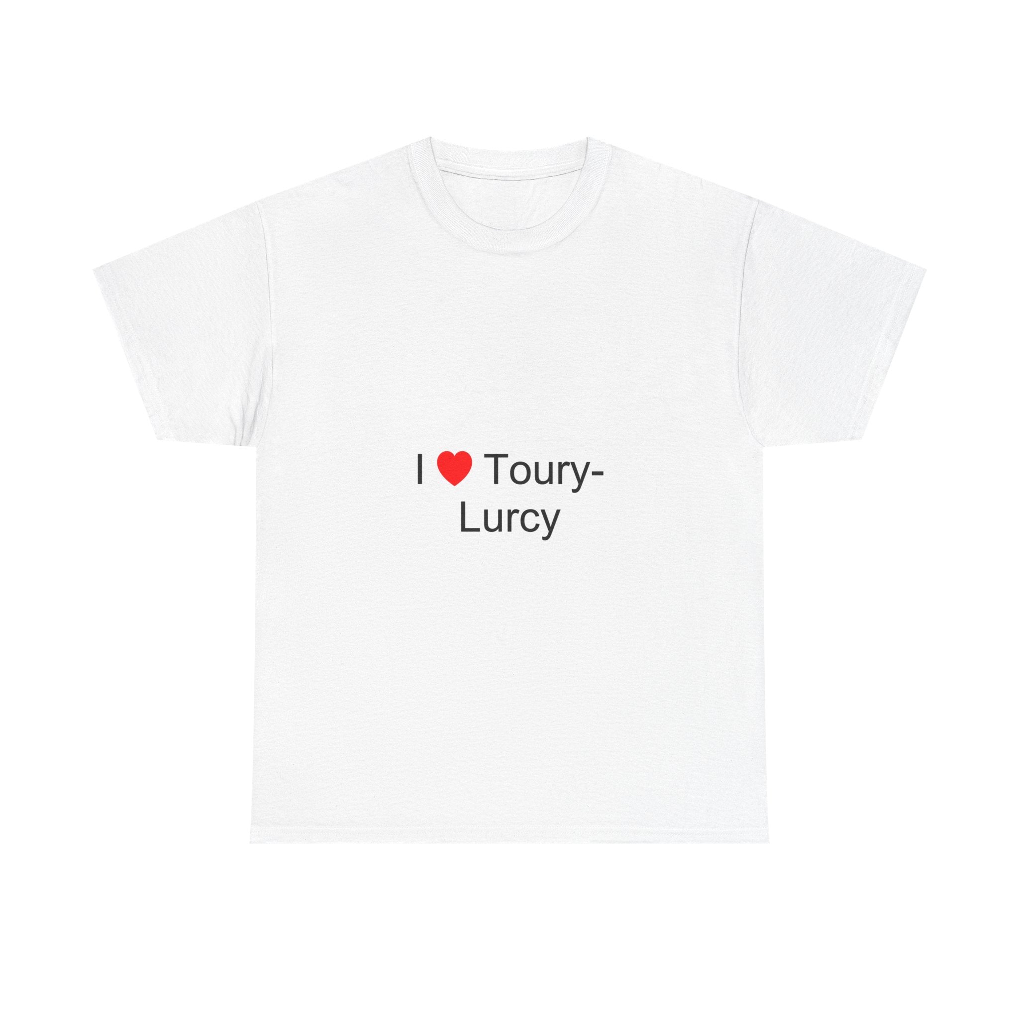 T-shirt I love toury-lurcy