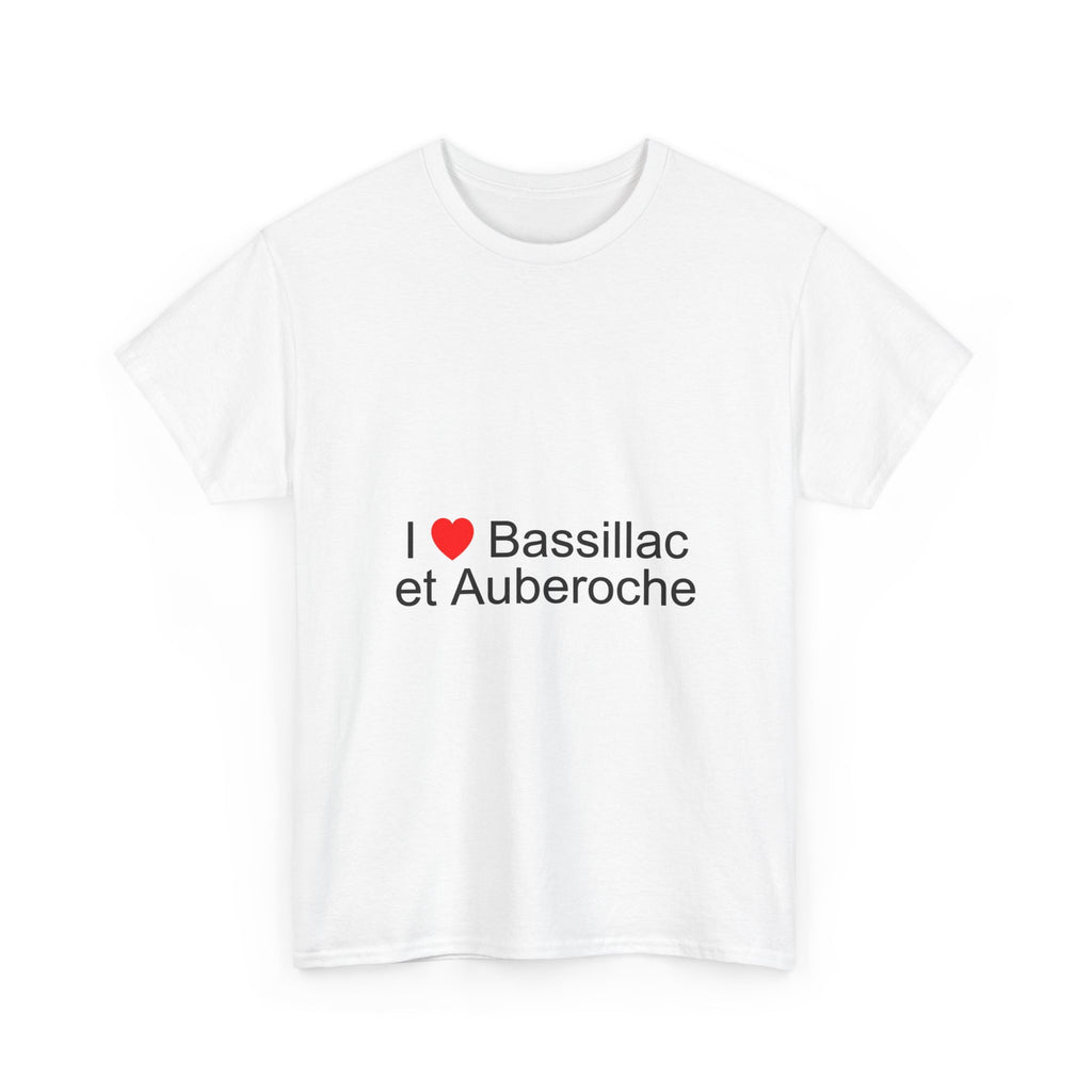 T-shirt I love bassillac et auberoche