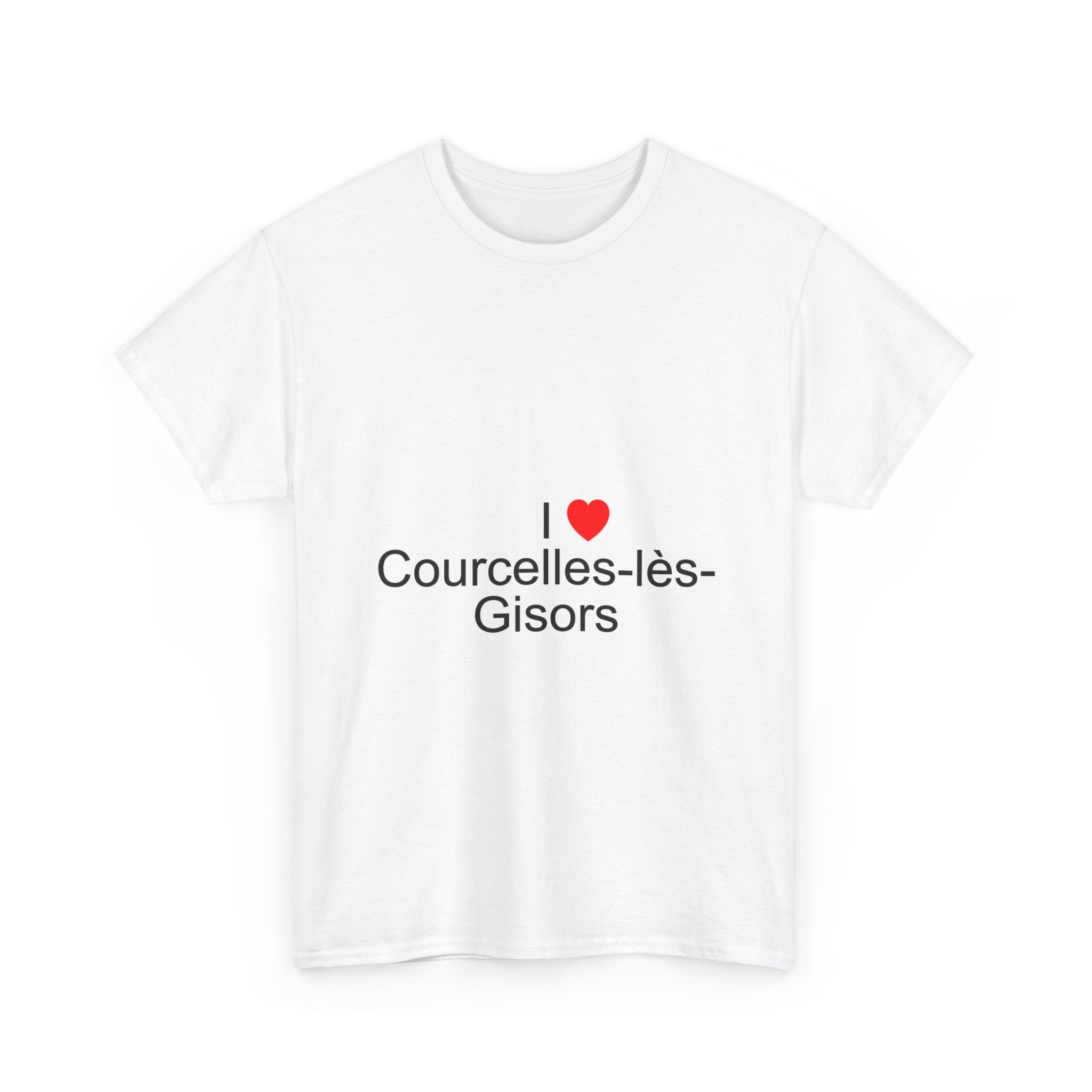 T-shirt I love courcelles-lès-gisors