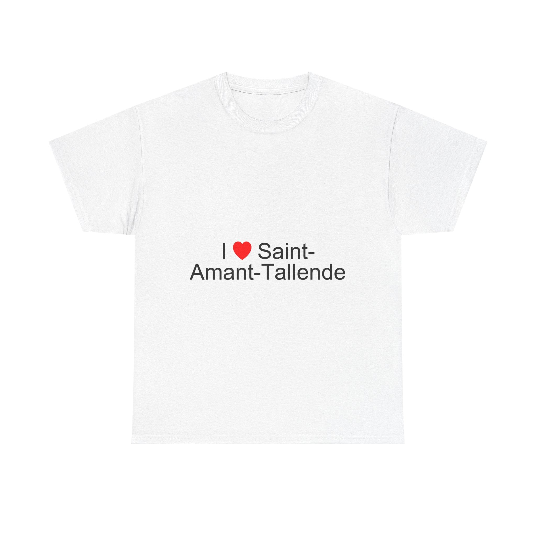 T-shirt I love saint-amant-tallende