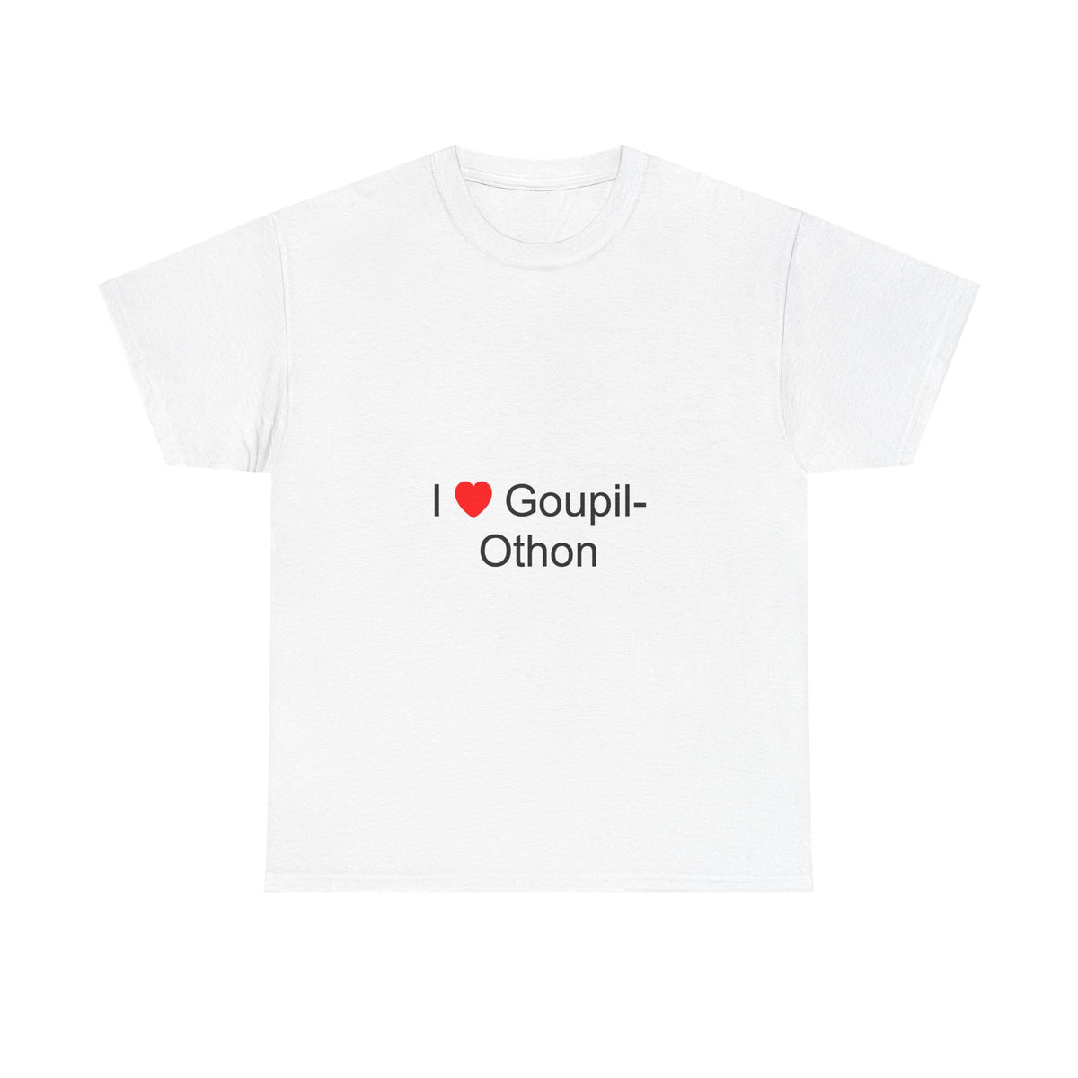 T-shirt I love goupil-othon