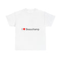 T-shirt I love beauchamp