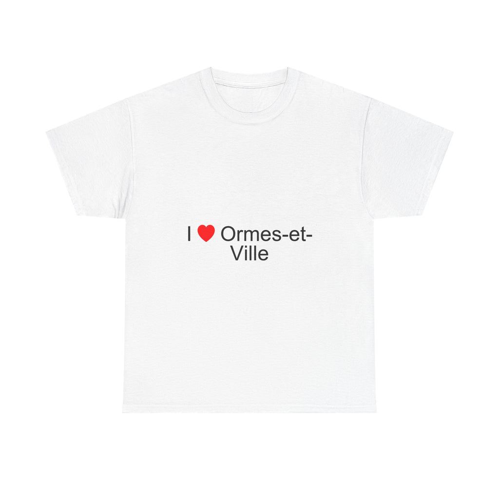T-shirt I love ormes-et-ville