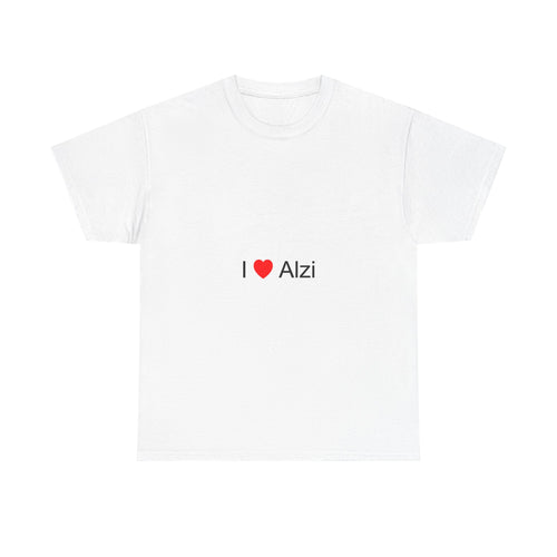 T-shirt I love alzi