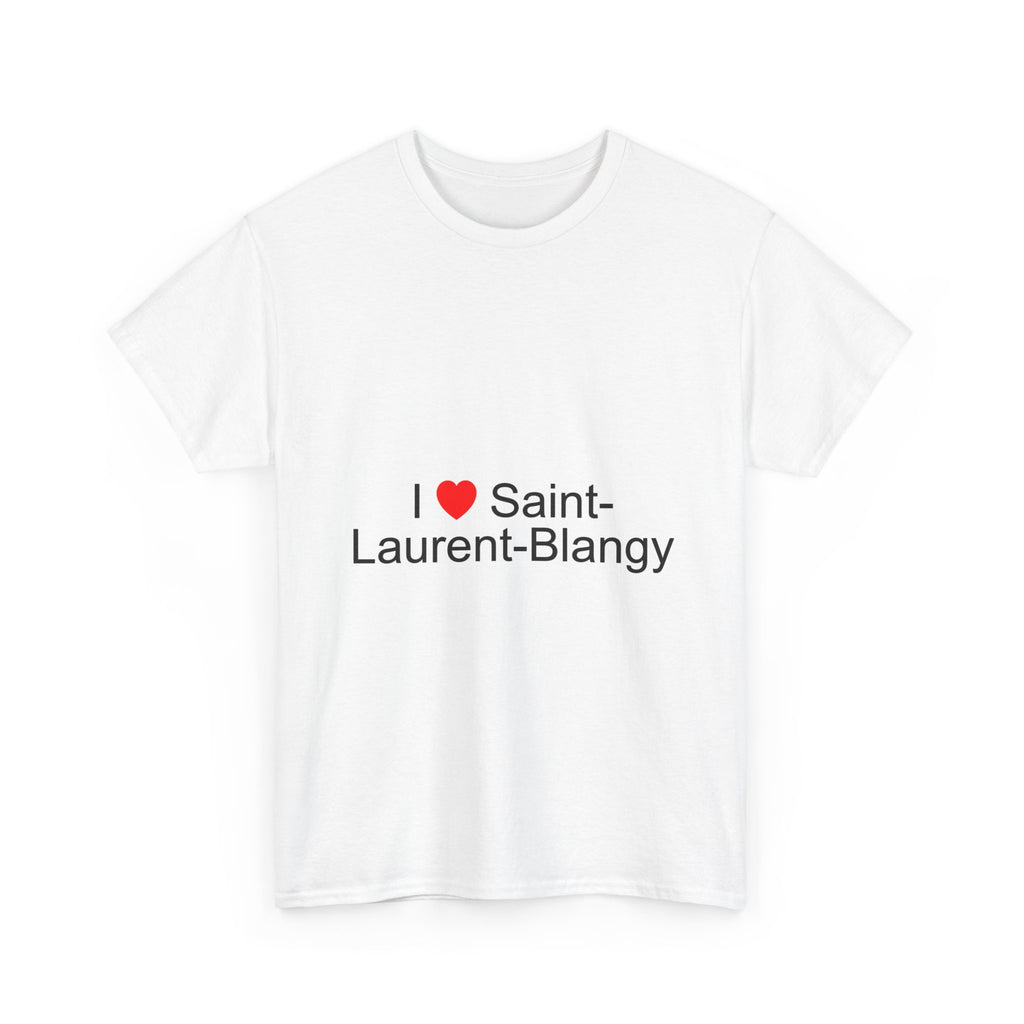 T-shirt I love saint-laurent-blangy