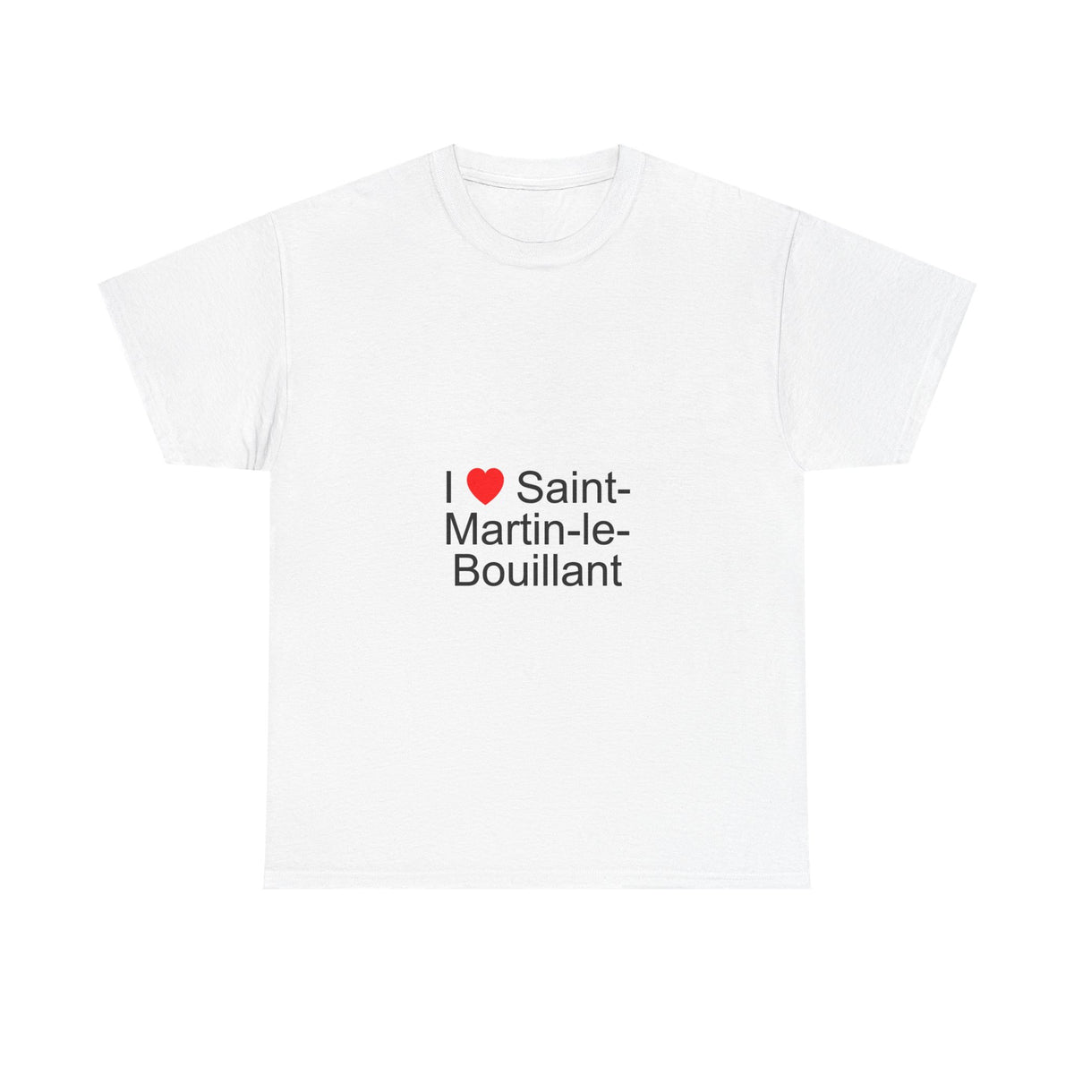 T-shirt I love saint-martin-le-bouillant