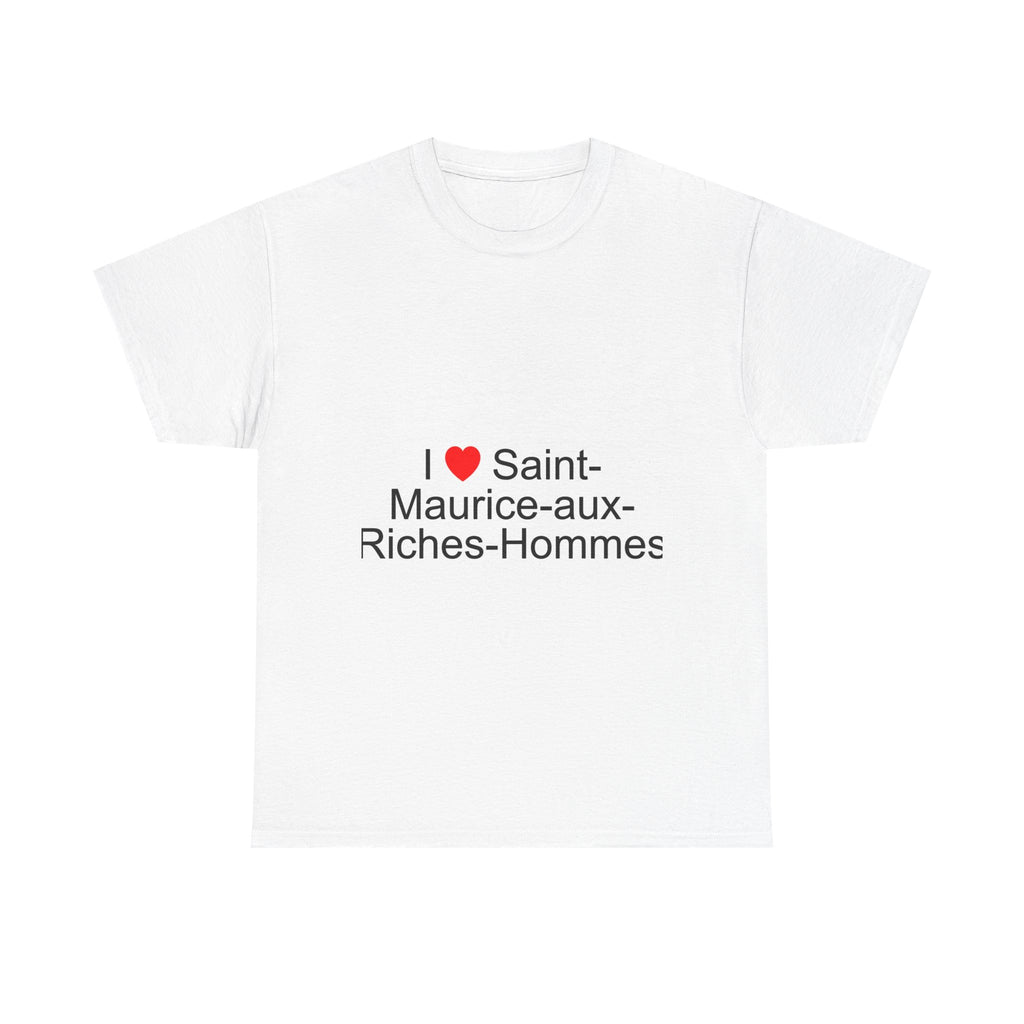 T-shirt I love saint-maurice-aux-riches-hommes