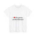 T-shirt I love bruyères-et-montbérault