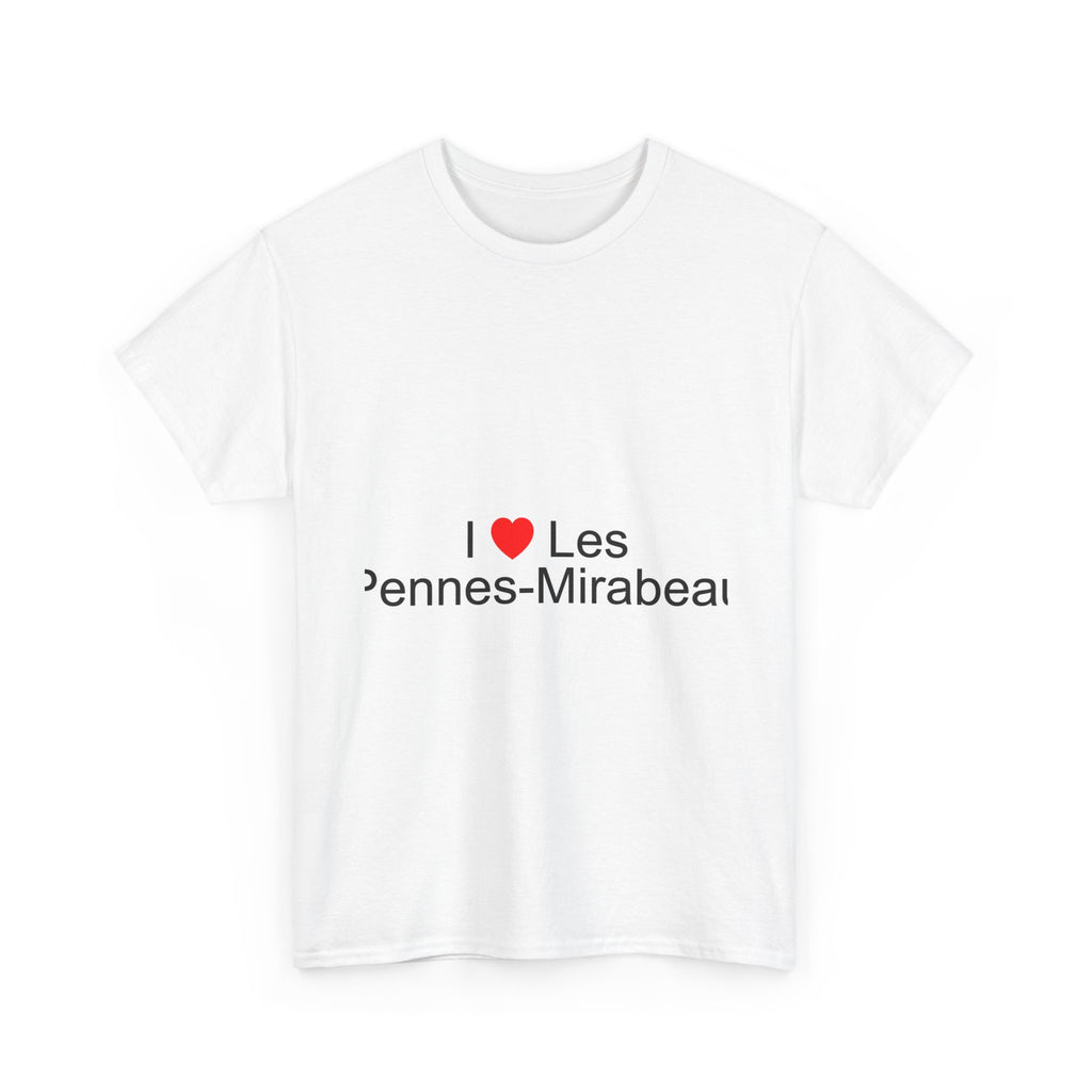 T-shirt I love les pennes-mirabeau