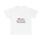 T-shirt I love Saint-Laurent-du-Tencement