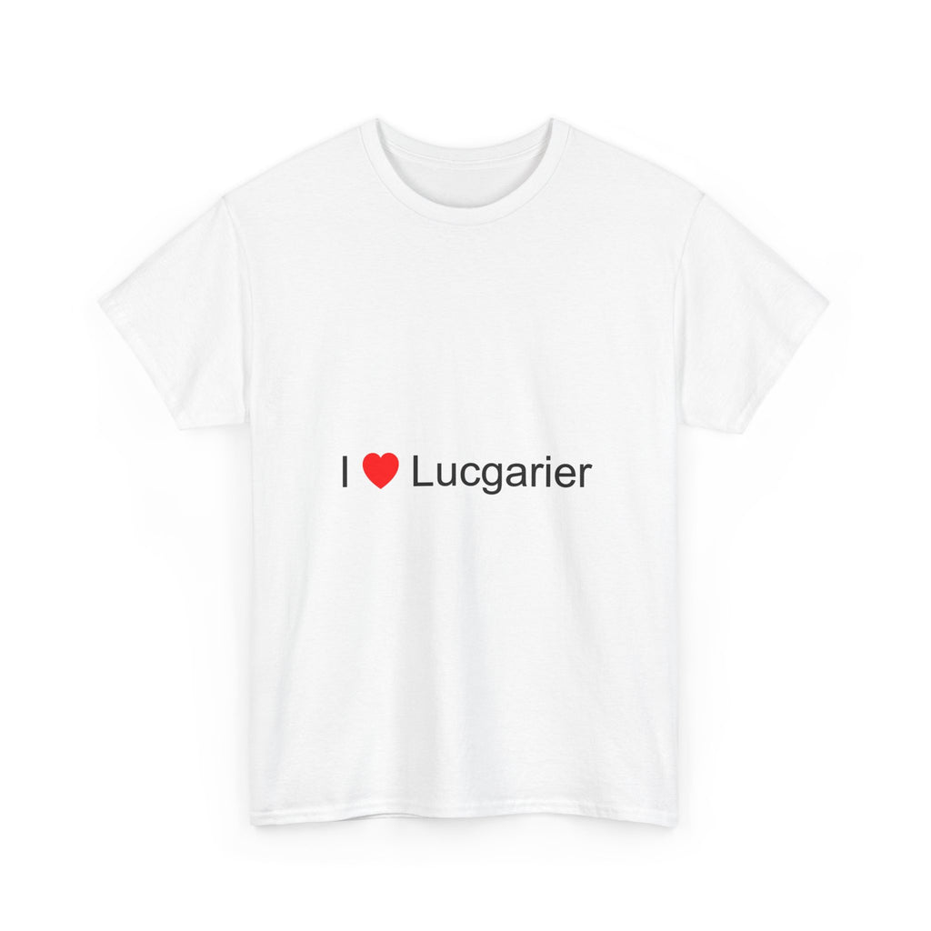 T-shirt I love lucgarier